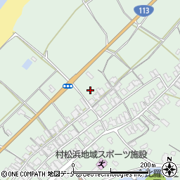 新潟県胎内市村松浜985周辺の地図