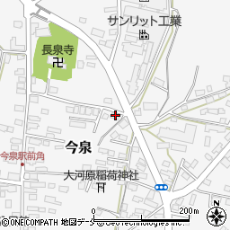 山形県長井市今泉1134周辺の地図