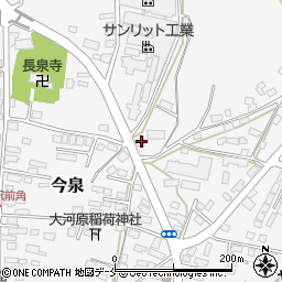 山形県長井市今泉1358周辺の地図