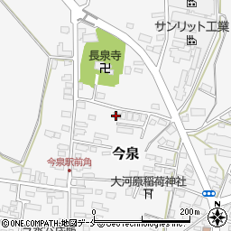 山形県長井市今泉1122-7周辺の地図