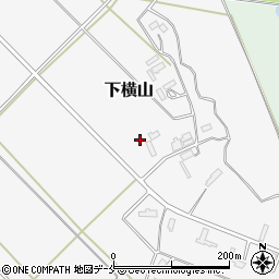 新潟県佐渡市下横山周辺の地図