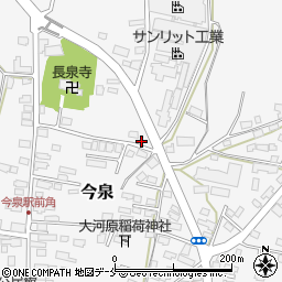 山形県長井市今泉1366周辺の地図