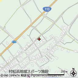 新潟県胎内市村松浜1052周辺の地図