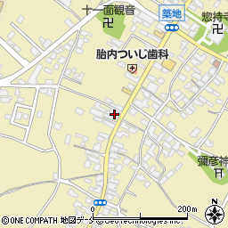新潟県胎内市築地2041周辺の地図