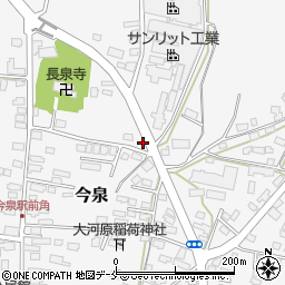 山形県長井市今泉1366-1周辺の地図