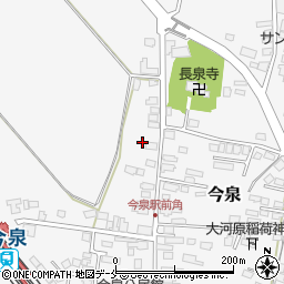 山形県長井市今泉1058-1周辺の地図