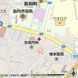 梅田調剤薬局中条店周辺の地図