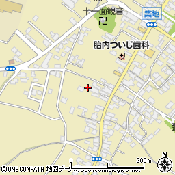 新潟県胎内市築地2049周辺の地図
