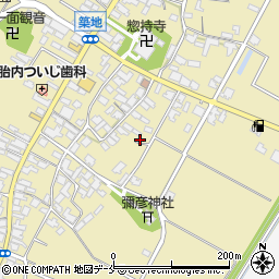 新潟県胎内市築地1370周辺の地図