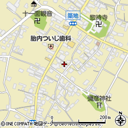 新潟県胎内市築地1793周辺の地図