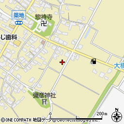 新潟県胎内市築地1357周辺の地図