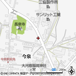 山形県長井市今泉1366-2周辺の地図