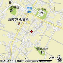 新潟県胎内市築地1813周辺の地図