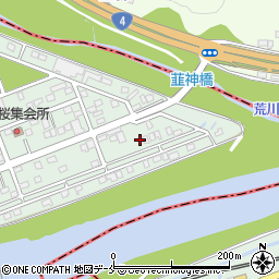 宮城県柴田郡大河原町東桜町14-25周辺の地図