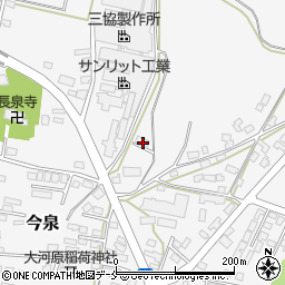 山形県長井市今泉1359-2周辺の地図
