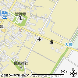 新潟県胎内市築地1290周辺の地図