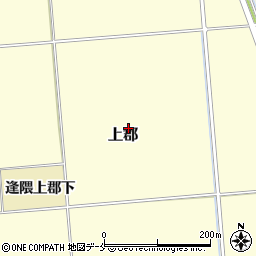 宮城県亘理郡亘理町上郡周辺の地図