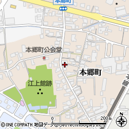 新潟県胎内市本郷町周辺の地図