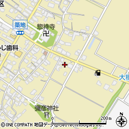 新潟県胎内市築地1287周辺の地図