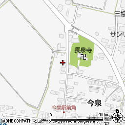 山形県長井市今泉1061周辺の地図