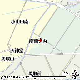宮城県柴田郡大河原町南関ノ内周辺の地図