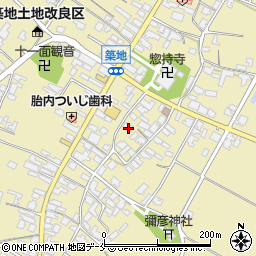 新潟県胎内市築地1798周辺の地図