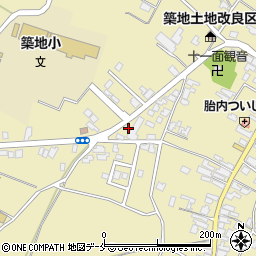 新潟県胎内市築地3543周辺の地図