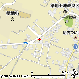 新潟県胎内市築地3543周辺の地図