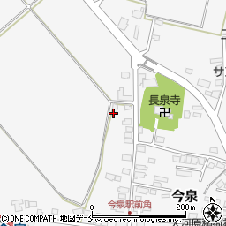 山形県長井市今泉2246周辺の地図
