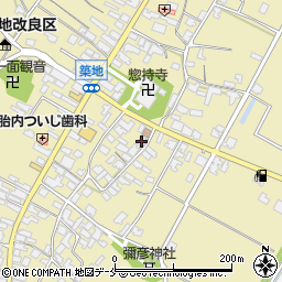 新潟県胎内市築地1822周辺の地図