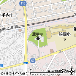蓮華寺周辺の地図