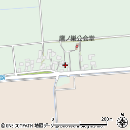 新潟県胎内市鷹ノ巣161周辺の地図