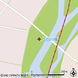 上白川橋周辺の地図