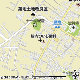 新潟県胎内市築地2025周辺の地図