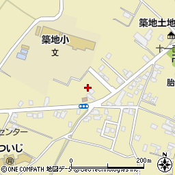 新潟県胎内市築地3498-1周辺の地図