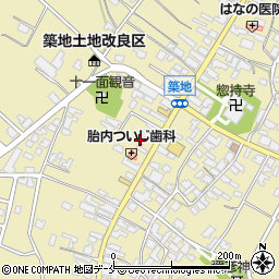 新潟県胎内市築地2015周辺の地図
