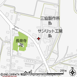 山形県長井市今泉1372周辺の地図