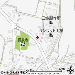山形県長井市今泉1391-4周辺の地図