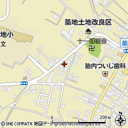 新潟県胎内市築地3552周辺の地図