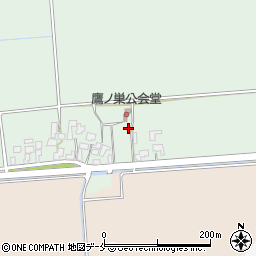 新潟県胎内市鷹ノ巣205周辺の地図