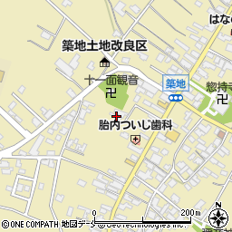 新潟県胎内市築地2015-2周辺の地図