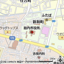 新潟県胎内市周辺の地図