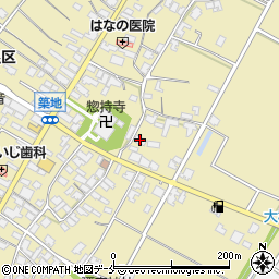 新潟県胎内市築地1341-1周辺の地図