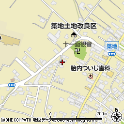 新潟県胎内市築地2022周辺の地図