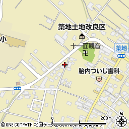 新潟県胎内市築地3558周辺の地図