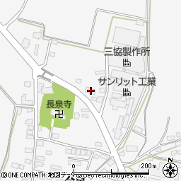 山形県長井市今泉1412-2周辺の地図