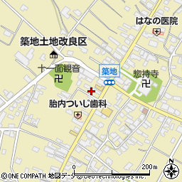 新潟県胎内市築地2011周辺の地図
