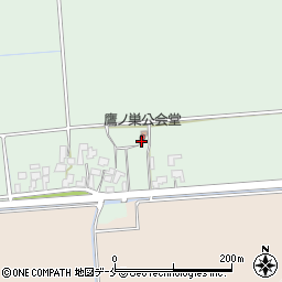 新潟県胎内市鷹ノ巣171周辺の地図