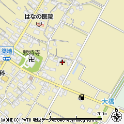 新潟県胎内市築地1349周辺の地図