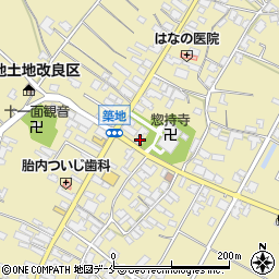 新潟県胎内市築地1832周辺の地図